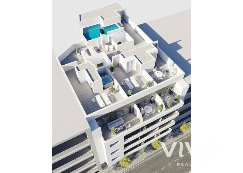Penthouse - Nyproduktion - Torrevieja - Torrevieja