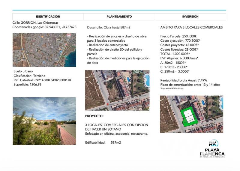 Plot - Resale - Orihuela Costa - La Florida