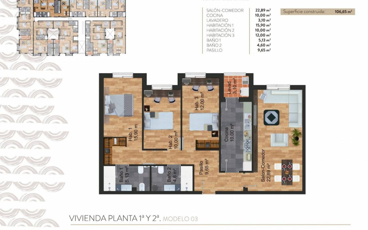 Rynek pierwotny - Mieszkanie - Torre - Pacheco - - CENTRO  -