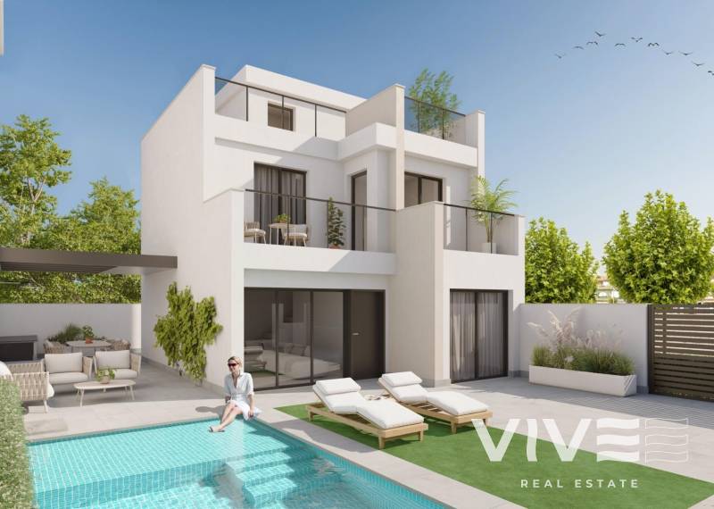 Villa - Nueva construcción  - Los Alczares - Los Narejos